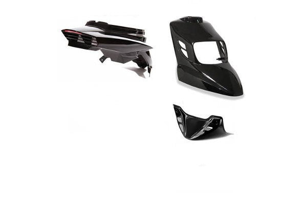 BLACK BCD RX Booster Complete Fairing BOOSTER 2004+ - BLACK BCD RX Booster Carénage Complet BOOSTER 2004+ - BCD002098CAR