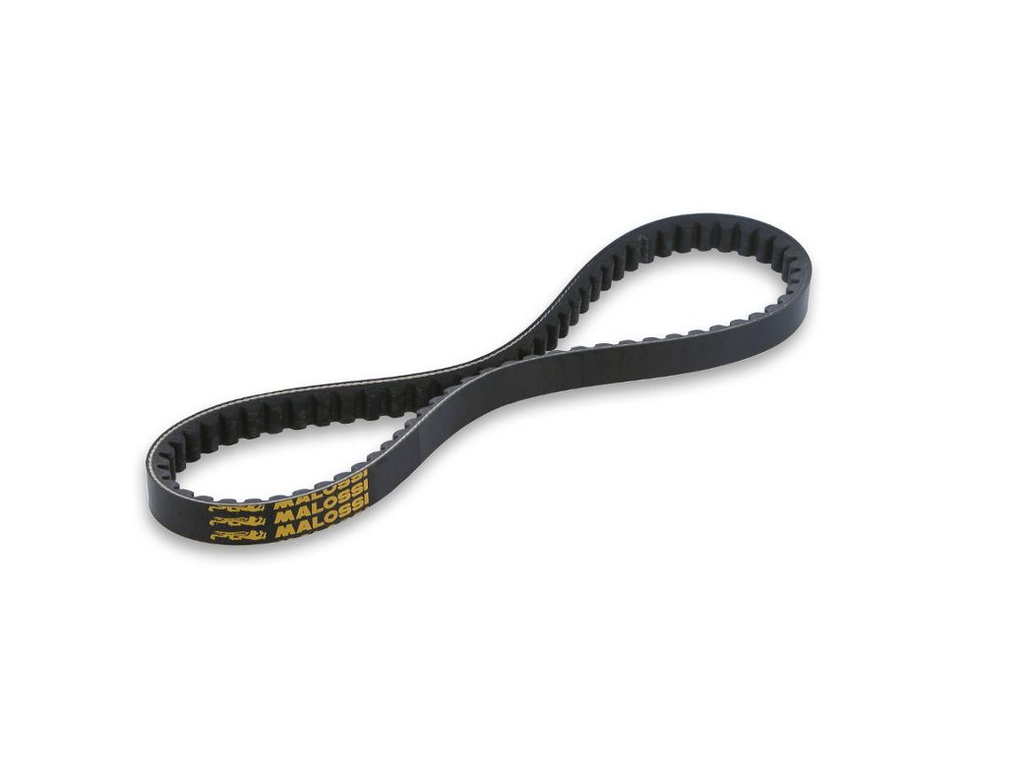 Malossi is a company recognized for its high manufacturing quality. Belts are no exception! By purchasing a Malossi belt, you are sure to receive a superior quality part, which will not degrade prematurely and which will ensure optimal performance of your variation.
The shape and angles of the belts are not the result of chance, everything is calculated to obtain ideal performance. Combining a Malossi belt with a variator and torque corrector of the same name is ideal, but it can be used with any variation