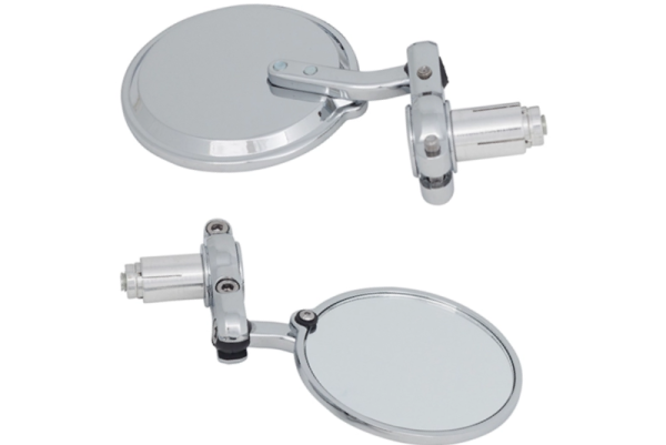 Bar End Mirror Chrome Universal (7/8) - Miroir d'extrémité de barre chrome universel (7/8) - SCT-BE0023CR/RH / SCT-BE0023/LH