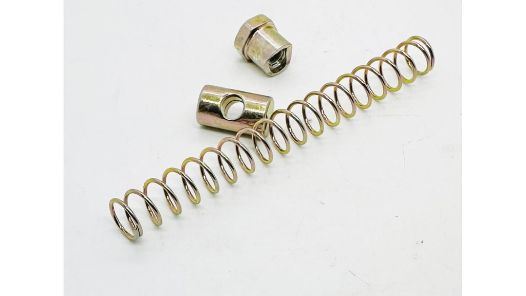 [10A] RESSORT, GUIDE ET NOIX DE CÂBLE DE FREIN ARRIÈRE PORTOFINO RDB1-3-3 (SCOOTTERRE OEM)