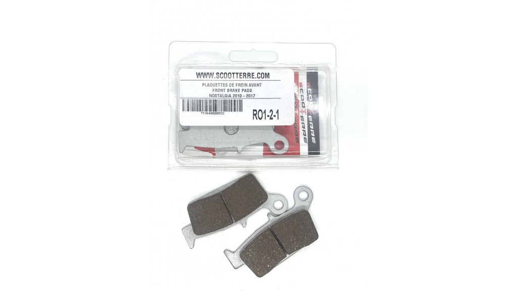 [18] PLAQUETTES DE FREIN AVANT SCOOTTERRE OEM (NOSTALGIA 2018-)