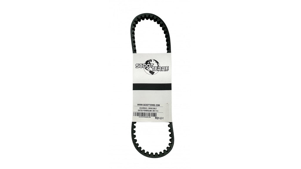 [#3] COURROIE ROUE DE 12'' POWERLINK 729 17.5 POWERLINK DE GATES POUR SCOOTER AR-50, REBEL, PORTORINO, FUZION, VALENTINO, BOULEVARD RG1-2-1