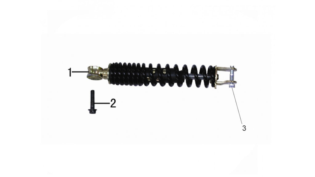 [1] AMORTISSEUR ARRIÈRE (SCOOTTERRE OEM)