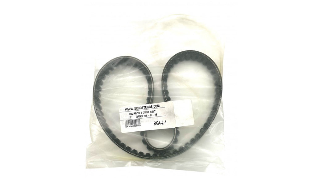 [#3] COURROIE MOTEUR 2 TEMPS ROUE DE 12'' TIANJI POUR SCOOTER CHIRONEX CHASE 50 2T 788-17-28 RG4-2-1