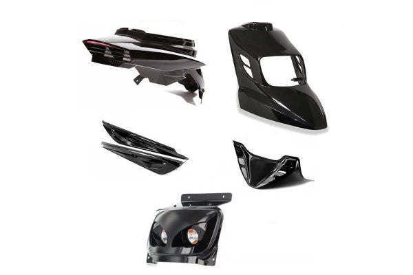 Bcd Rx Booster Complete Fairing Kit Booster 2004+ Black