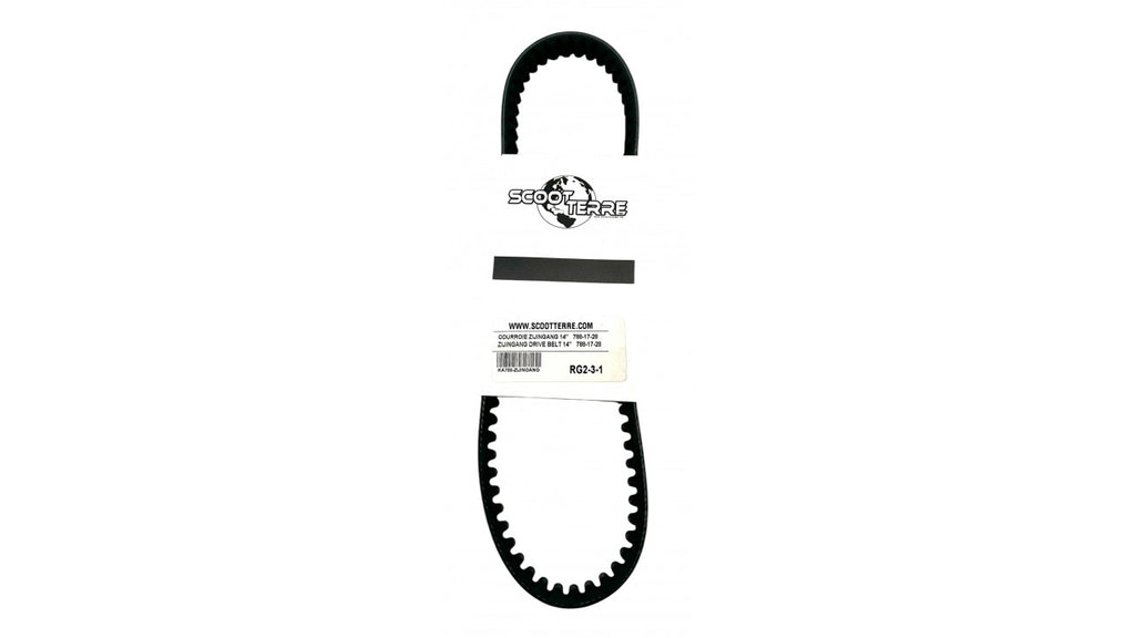 [#3] COURROIE ROUE DE 14'' ZIJINGANG 788-17-28 POUR SCOOTER VOYAGEUR RG2-3-1