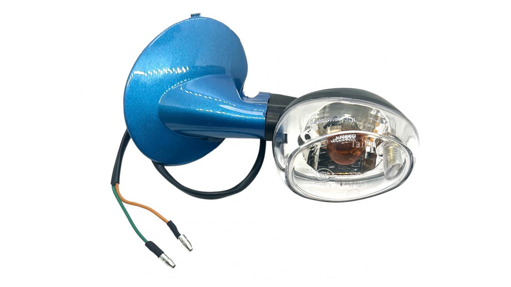 [497] CLIGNOTANT AVANT-GAUCHE BAS BLEU (2021-2022) RM8-5-1 (SCOOTTERRE OEM)
