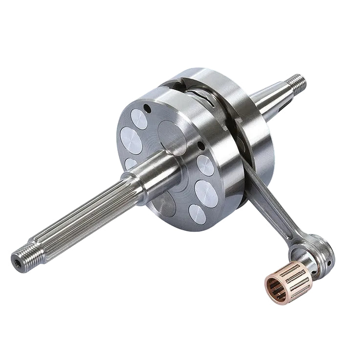 vilebrequin Polini P.R.E 4 70cc, vilebrequin Piaggio 2 T performance, bas moteur Polini Piaggio, vilebrequin racing Piaggio