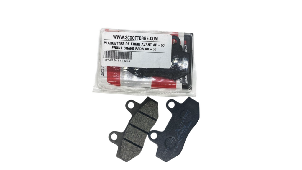 [24-5] PLAQUETTES DE FREIN SCOOTTERRE OEM (AR-50)