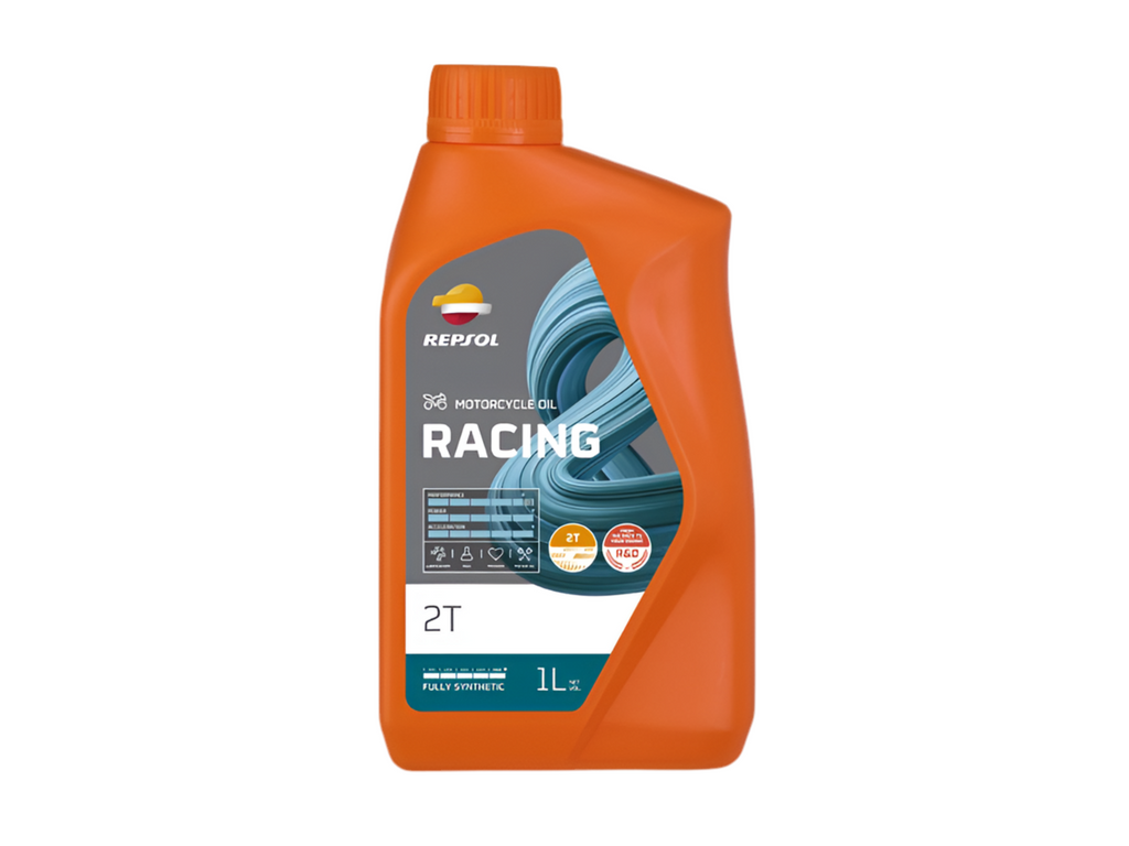 Repsol Moto Racing 2T is a fully synthetic oil that guarantees optimal performance of high-specification two-stroke engines. It was designed for competition purposes back in 2010 when Marc Márquez won the World Championship in Moto 3.