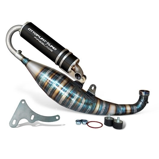 Ottopuntouno Exhaust for R-18 100cc for Malossi RC-One Crankcase Minarelli Version