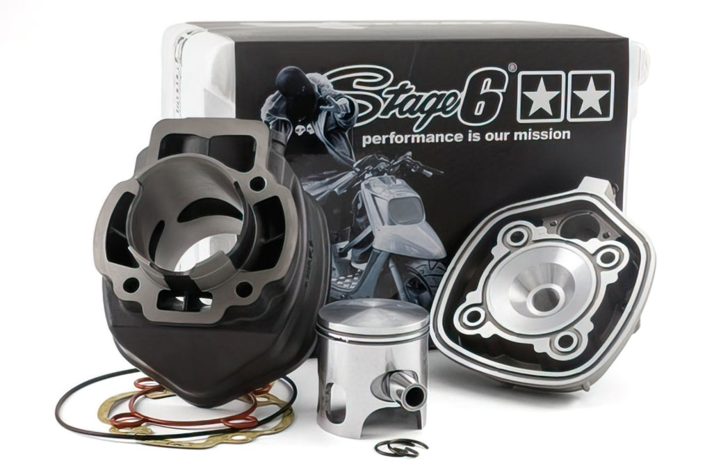 Cylinder Kit LC Stage6 Streetrace 70cc 12mm Piaggio - Kit Cylindre LC Stage6 Streetrace 70cc 12mm Piaggio - S6-7214043