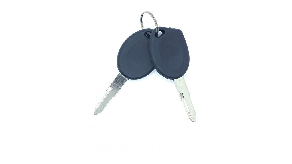 [2B] BLANC DE CLÉ POUR CONTACT, KIT DE 2 CLÉS (MODÈLE #3) RB3-6-3 (SCOOTTERRE OEM)