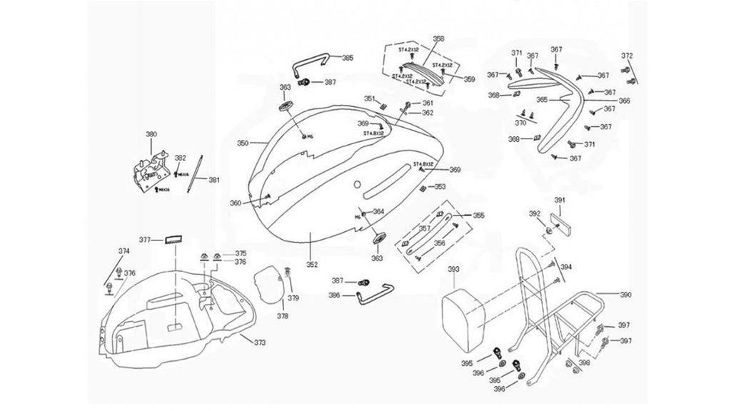 [377] TRAPPE DE SOUS-BANC POUR AJUSTEMENT DE RÉGIME MOTEUR (SCOOTTERRE OEM)