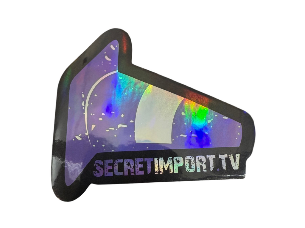 Stiker Secret Import Corner Purple Holographique