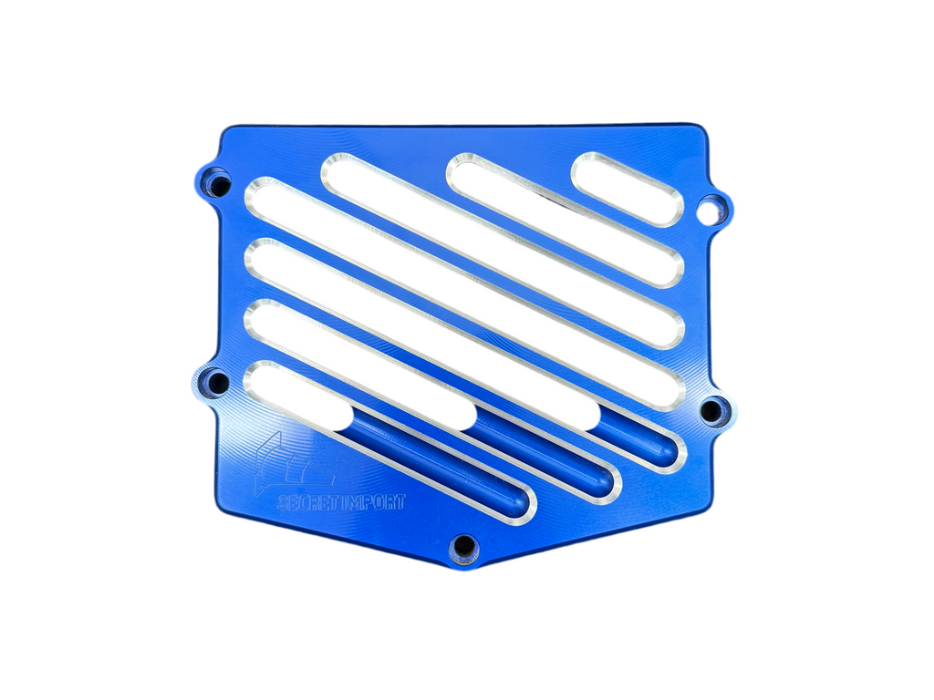 Radiator Cover Blue V2 CNC (Bws/Zuma 50F & 50X) 2012+
