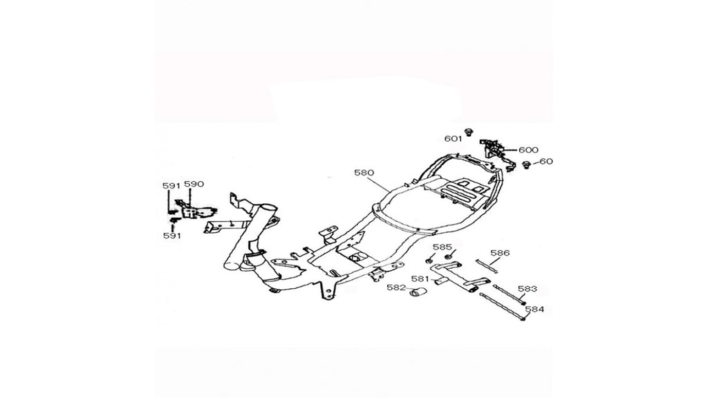 [582] CAOUTCHOUC TAMPON DE SUPPORT DE MOTEUR (SCOOTTERRE OEM)