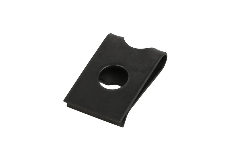 [#5] 1x Clip for 5mm Screw Black Zinc Adly OEM - Écrou à Plaque En U 90344-0600A