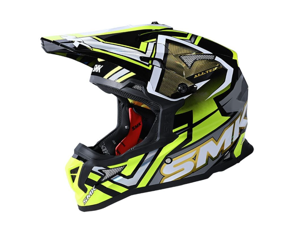 SMK Allterra is the new MX addition to complete the SMK Range. Made of 2 outer injected EIRT shells for optimized safety and comfortable fitting, it has been conceived by the world’s most famous MX experts for off-road lovers! It features an easily removable and adjustable peak. With the washable and removable hypoallergenic liner equipped with anti-moisture management & antistatic properties, you are always good to go. The channelled ventilation system with multiple air vents and air exhausts provides maxi