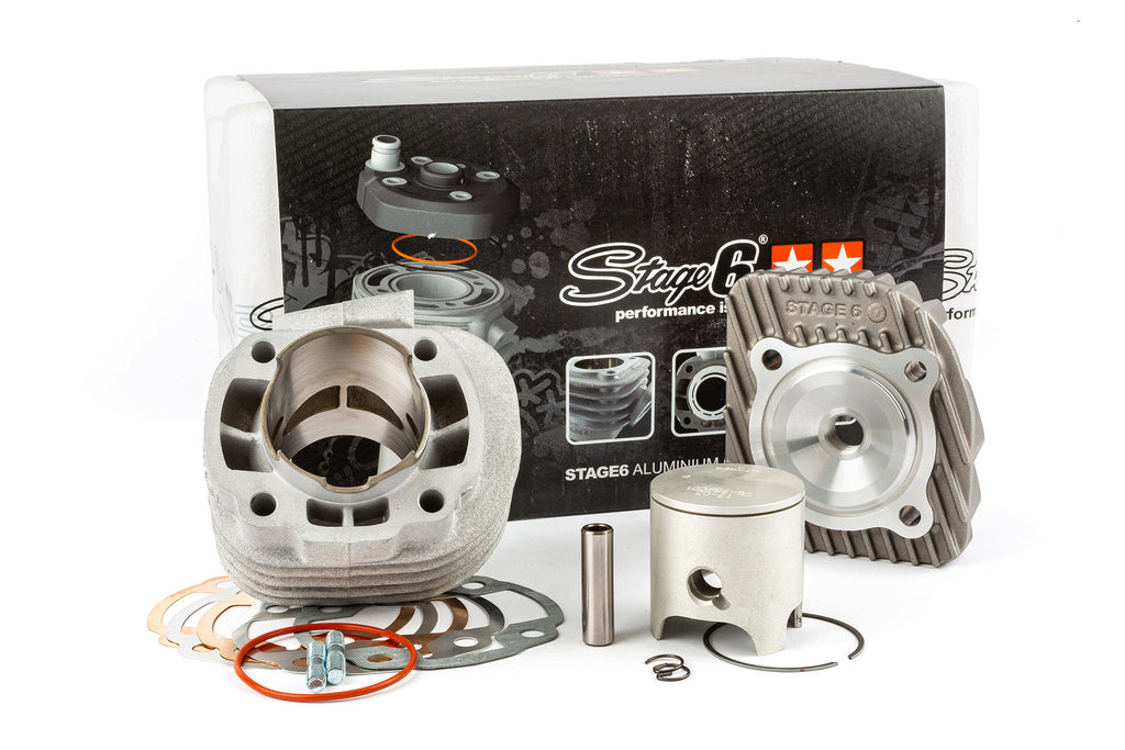 Cylinder Kit AC Stage6 Racing MKII 70cc 12mm Minarelli Horizontal - Kit Cylindre AC Stage6 Racing MKII 70cc 12mm Minarelli Horizontal - S6-7416609