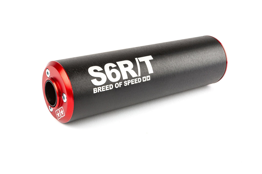 Silencer Stage6 R/T 80Cc // 100Cc (Drag Race Exhaust) Black / Red