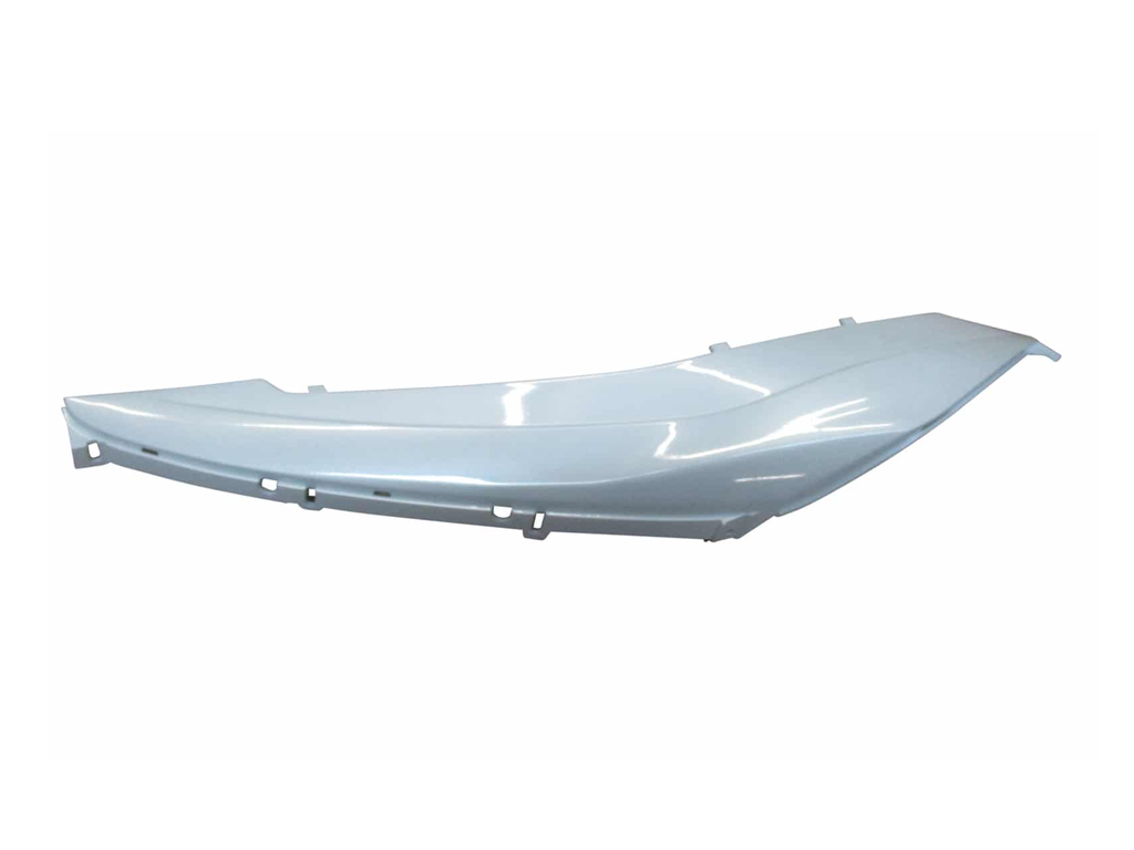[11] Right Jewel White Body Cover Trim (Adly OEM GTA / GTS-R)