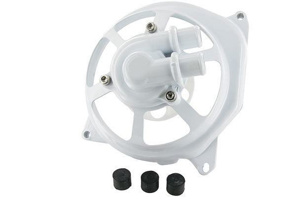 Str8 Water Pump Cover Extreme Cut Minarelli Horizontal White