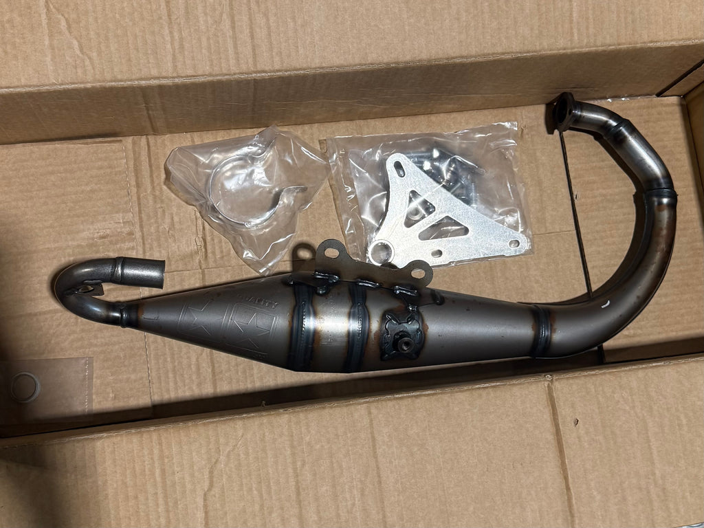 Exhaust Stage6 Pro Replica MKII Minarelli Vertical BLACK (Rouillés)