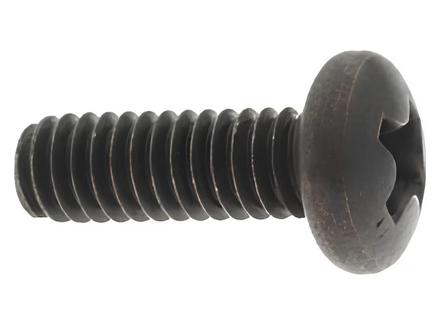 Pan Head, which is a type of screw with a slightly rounded head and a flat bearing surface. The pan head design helps distribute pressure evenly across the surface when. This screw is used for fastening various components in place, such as attaching covers, panels, engine parts, or other components in Yamaha vehicles.