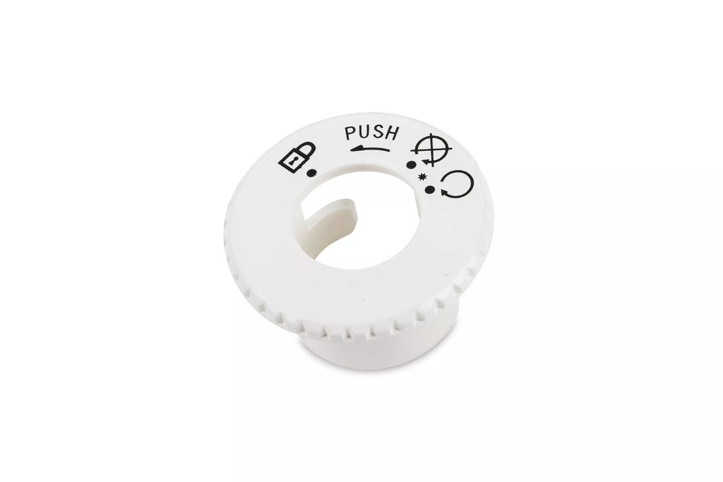 White Ignition Lock Cover (MBK Booster Before 2004)