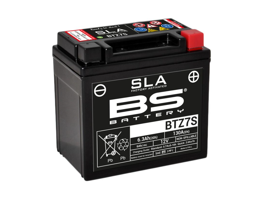 BS Battery 12V BTZ7S SLA - 12V BTZ7S BS Battery Ruckus / Gas Gas / 054850