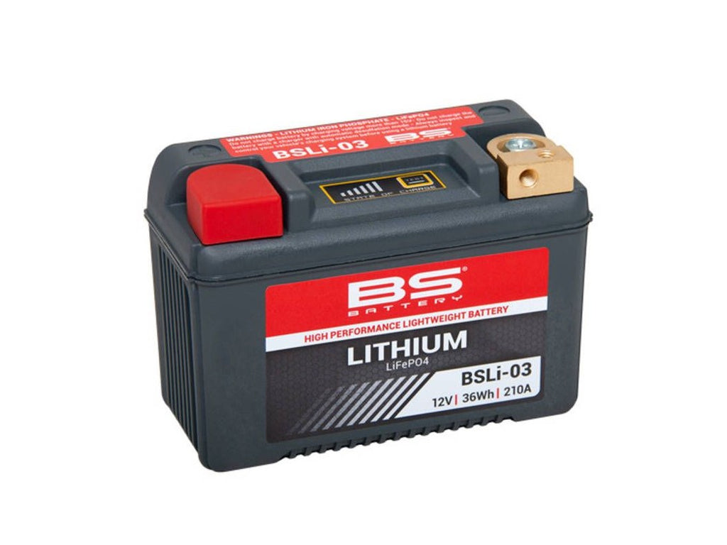 BS Battery BSLI-02 12V Lithium (3A / 210CCA) - Batterie Lithium Scooter VTT ATV  YFZ450 KTM HONDA HUSQVARNA