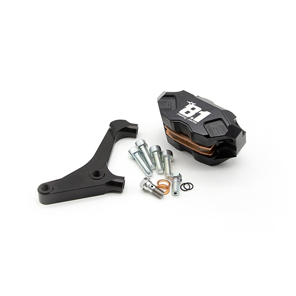 Black Rear Brake Kit 8.1 / Hurricane Caliper and Support (Read Description)