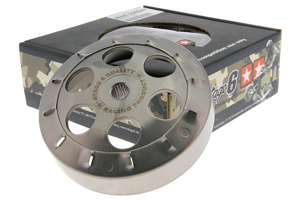 Clutch Bell Stage6 Wing Cooler 107mm (Piaggio / GY6 / Honda / Kymco) - Cloche d'embrayage Stage6 Refroidisseur d'aile 107mm (Piaggio / GY6 / Honda / Kymco) - S6-5514000