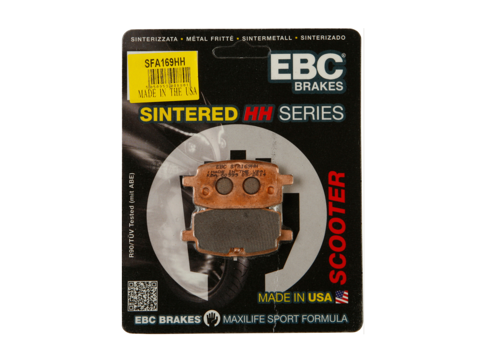 EBC Brakes Sintered Front Brake Pads (Bws/Zuma 2002-2011 / PGO) - Plaquettes De Frein Frittées Pour Scooter EBC