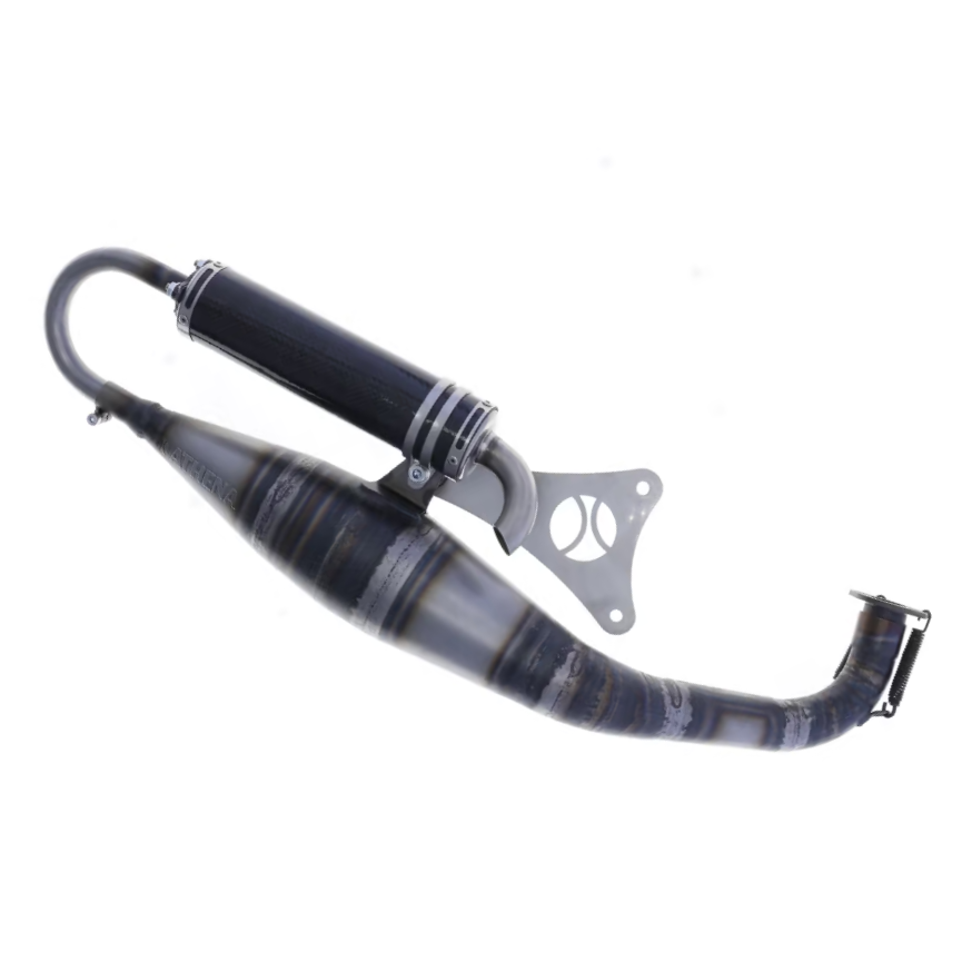 Exhaust System Athena Race Carbon 70cc Minarelli Horizontal