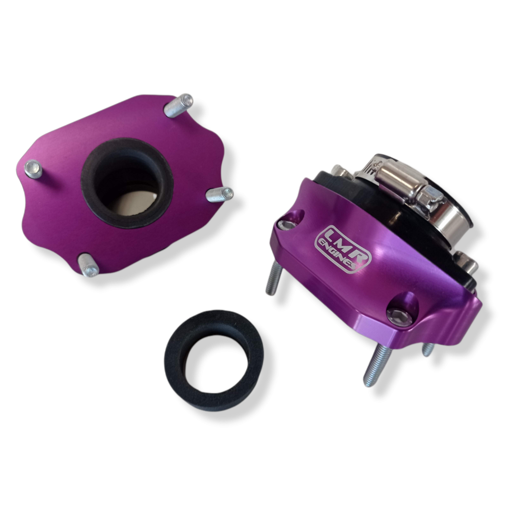 Intake LMR Engines 32mm and 34mm Carbs (PWK/VHSB/VHSA) - Admission manifold parziale LMR 32 to 34 carb. (PWK/VHSA/VHSB)