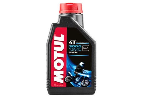 Motul 10W40 3000 Mineral 4 Stroke Engine (1L) - Huile moteur Motul 10W40 3000 Mineral 4 temps (1L) - 27-L910