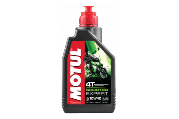 Motul 10W40 Scooter Power 4 Stroke Engine (1L) - Huile moteur 4 temps pour scooter Motul 10W40 (1 L) - 27-L221