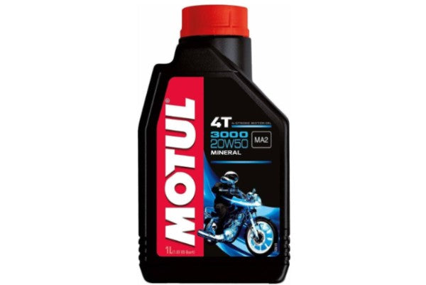 Motul 20W50 3000 Mineral 4 Stroke Engine (1L) - Huile moteur Motul 20W50 3000 Mineral 4 temps (1L) - 27-L920