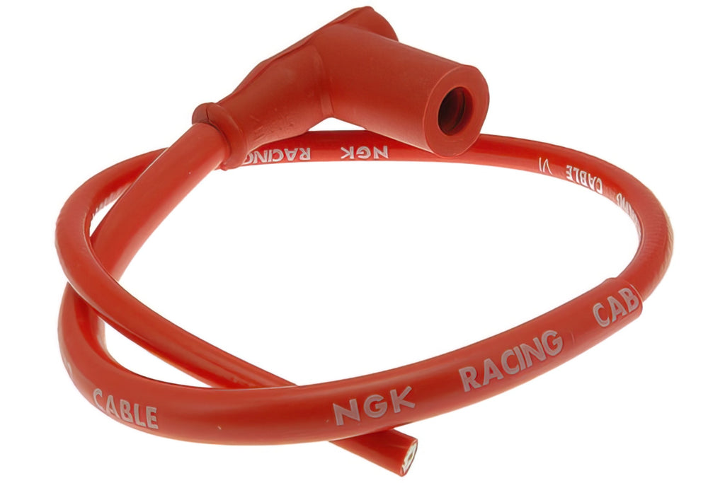 NGK Red Spark Plug Cap Racing - Capuchon de bougie d'allumage rouge NGK Racing - NGK8054