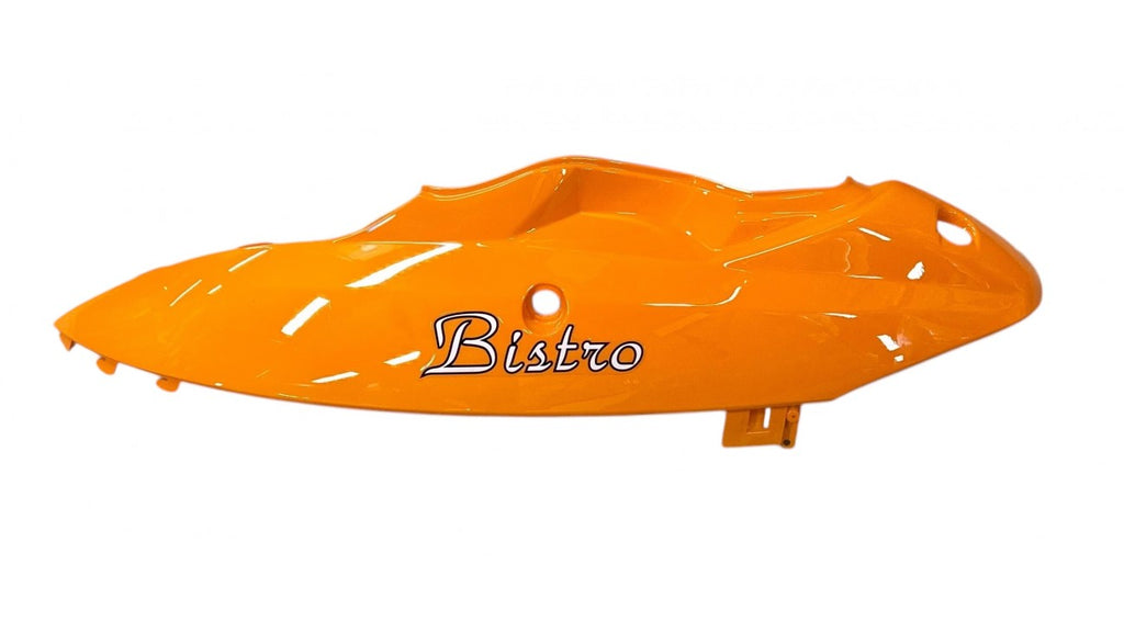 [3] PIÈCE DE PROTECTION GAUCHE HAUT ORANGE CLAIR SEK2-2-2 (SCOOTTERRE OEM)
