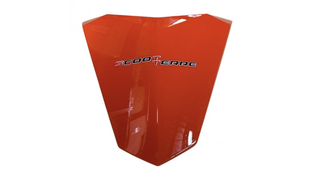 [1] PLASTIQUE HAUT-DEVANT ORANGE SOF3-3-1 (SCOOTTERRE OEM)
