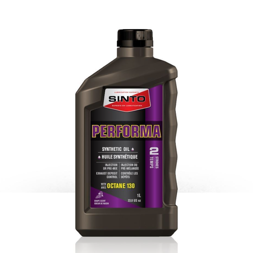 The synthetic oil Performa provides maximum performance and protection of 2-stroke engines. The unique formulation maximizes engine performance and effectively control the accumulation of deposits in the engine and exhaust system. Low smoke emissions and pleasant grape odor. High quality synthetic oil. Easy starting. Extends engine life. Operates in temperatures as low as -45ºC