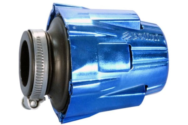Polini Air Filter Straight 37mm - Filtre à air Polini droit 37 mm - Blue : 203.0111