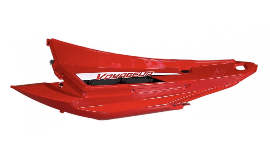 [2] PLASTIQUE ARRIÈRE GAUCHE ROUGE SEH3-1-1 (SCOOTTERRE OEM)