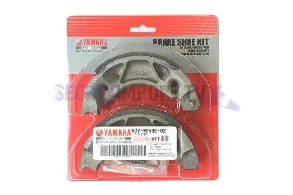 Rear Brake Shoes Yamaha OEM (BWS 2002-2011) - Mâchoires de frein arrière Yamaha OEM (BWS 2002-2011) - 5DV-W253E-02-00