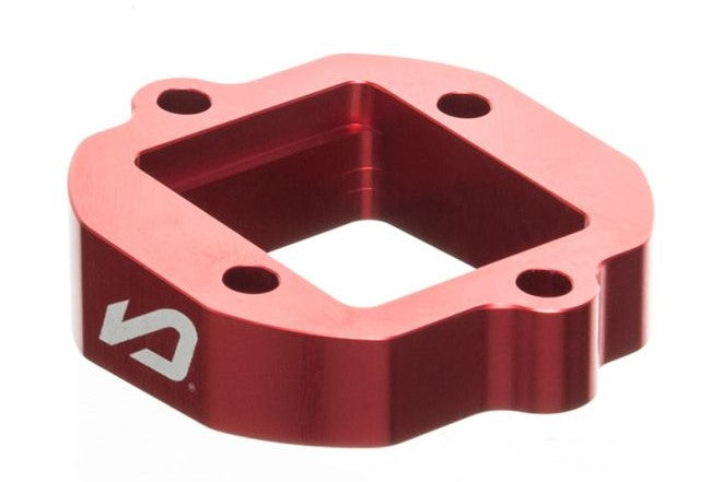 Reed Valve Spacer Most (Red 5°) Minarelli Horizontal - Entretoise de clapet Most (rouge 5°) Minarelli Horizontal - 18mm : MOS010930ADM