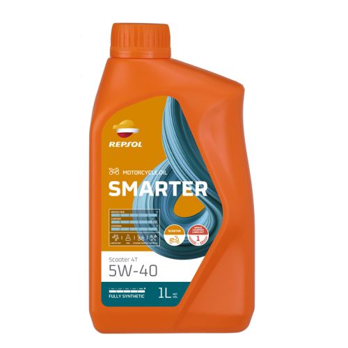 Repsol Synthetic 4T Engine Oil Smarter 5W-40 (1L) - Huile Moteur 4T Synthétique Smarter 5W-40 (1L) - 2472011