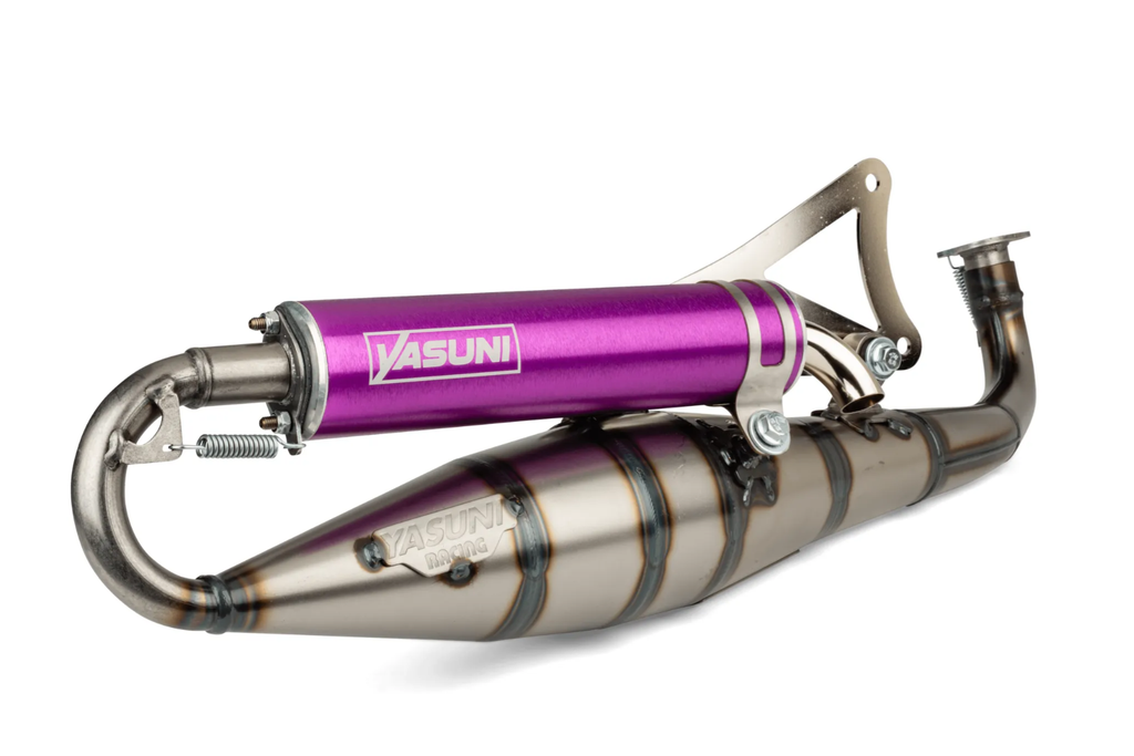 TUB606PU TUB906BK Exhaust Yasuni C16 Minarelli Horizontal - Pot d'échappement Yasuni C16 Minarelli horizontal - TUB906